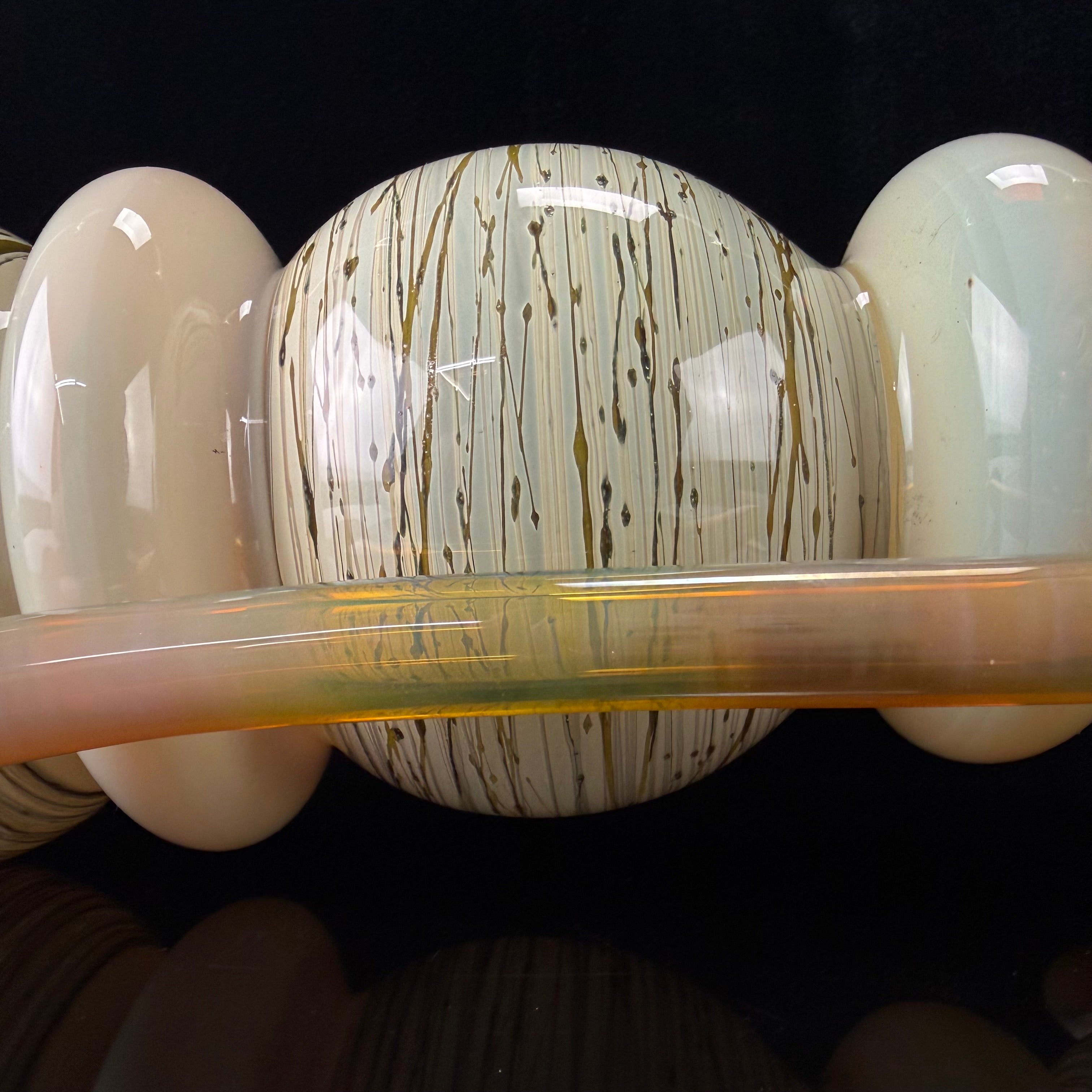 Medium "Birch Tree" "Flowerpot" Waterpipe W/ Slide by Mike Philpot