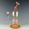 "Fumed" (#45 of 2023) Recurve Incycler by Mobius Glass