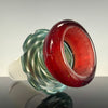 "Elements" Color Multi-hole Slide 18mm by Mobius Glass