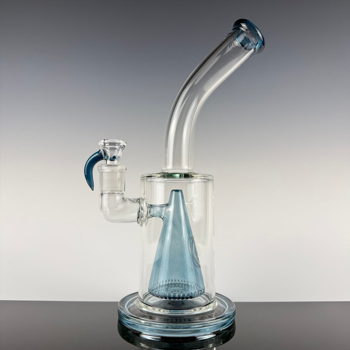 "Blue Stardust" Collins Bubbler by OJ Flame