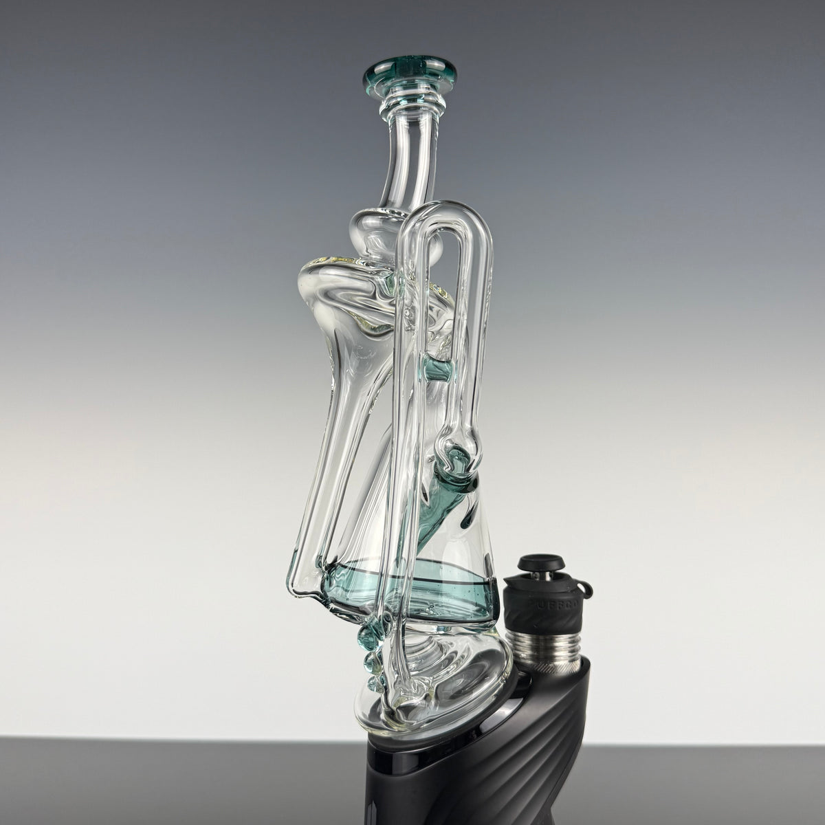 "Ultramarine" Recycler Puffco Top by OJ Flame