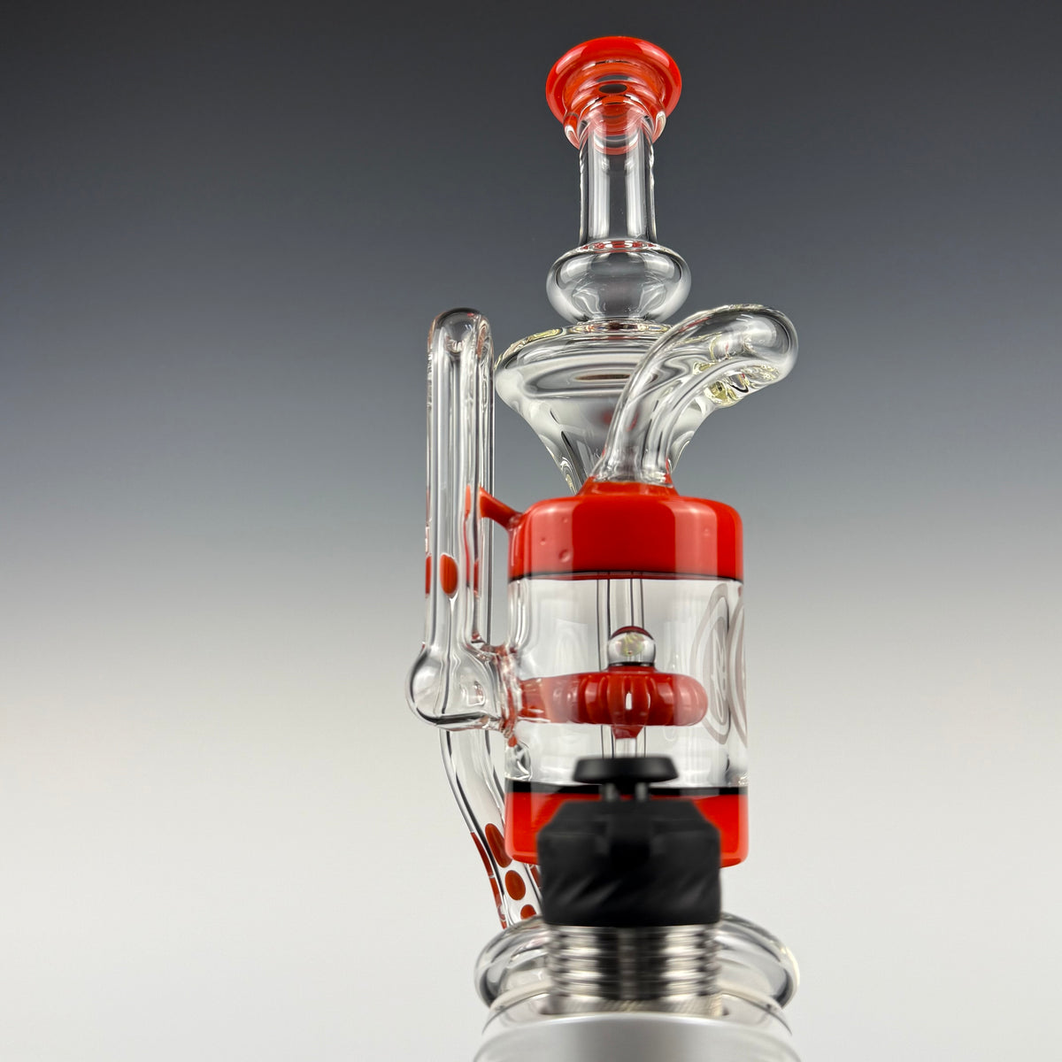 "Burnt Orange" Opal Perc Recycler Puffco Top by OJ Flame