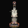 "Amber Purple" (Colored Foot & Mouthpiece)  Double Hex by Toro Glass