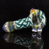 9 Section Heady Basket Weave Spoon #1 by KJH Glass