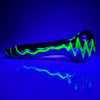 UV Reactive Wig Wag Spoon by N3rd Glass