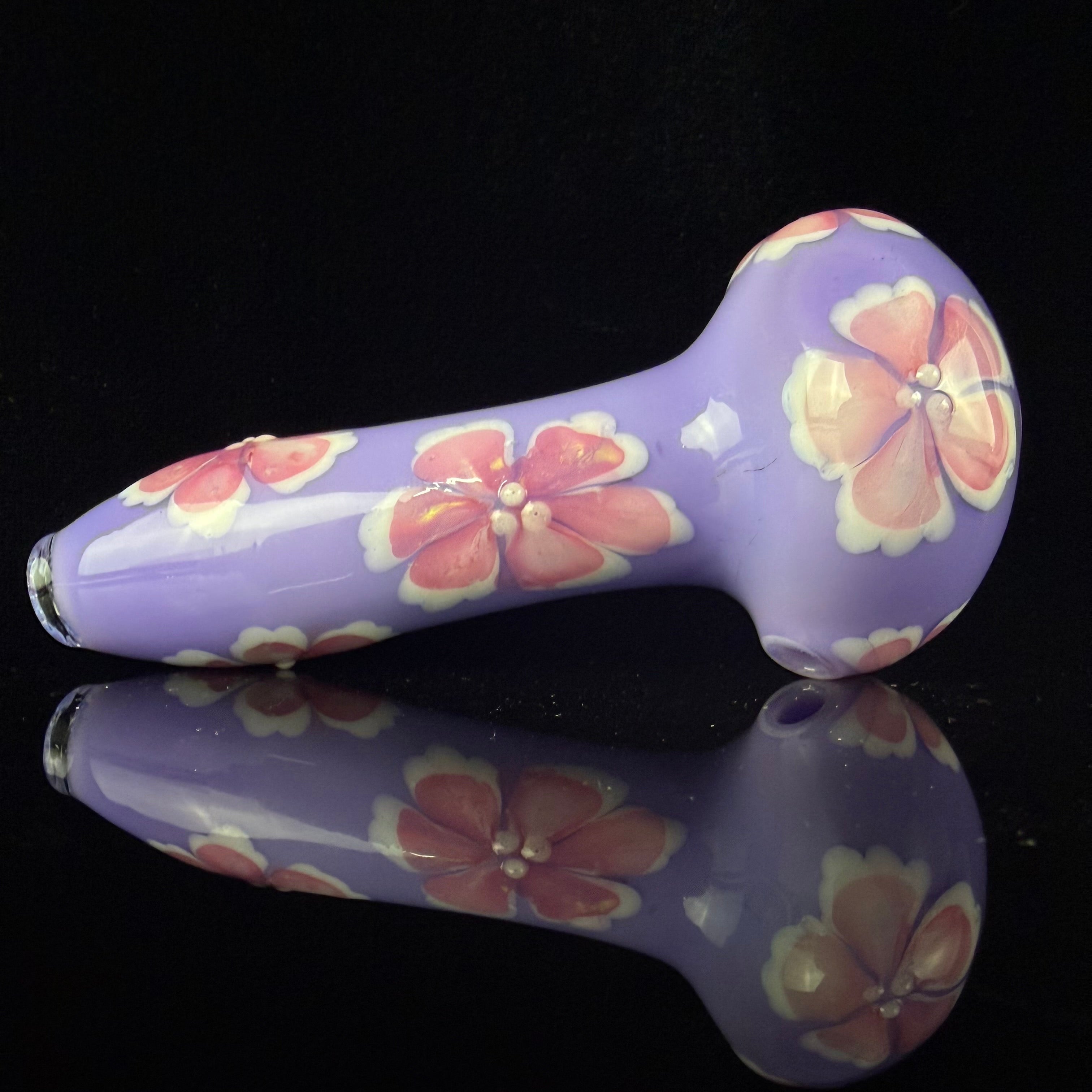 "Floral" Spoon #2 by Sarita Glass