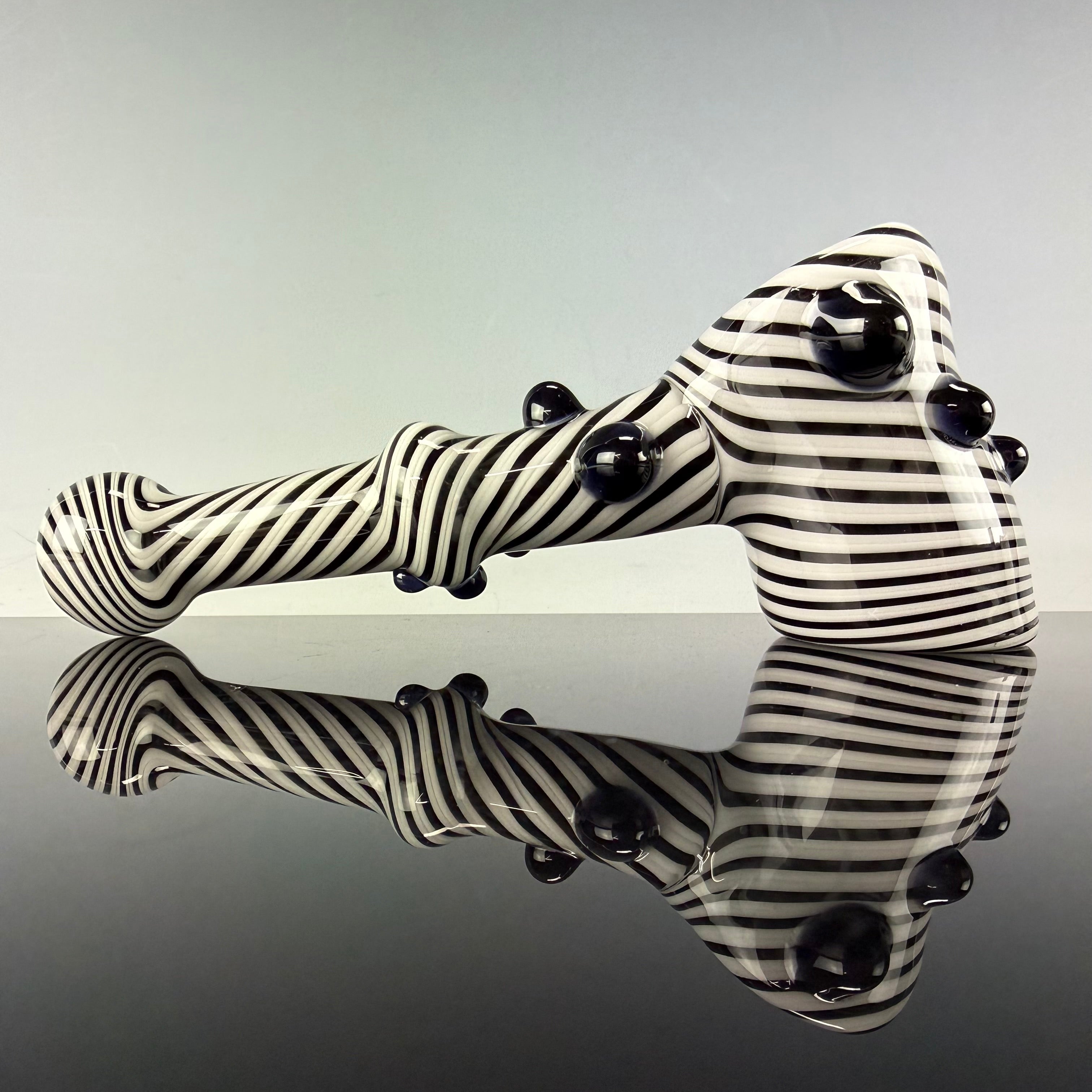 Black & White Lineworked Hammer by Carsten Carlile