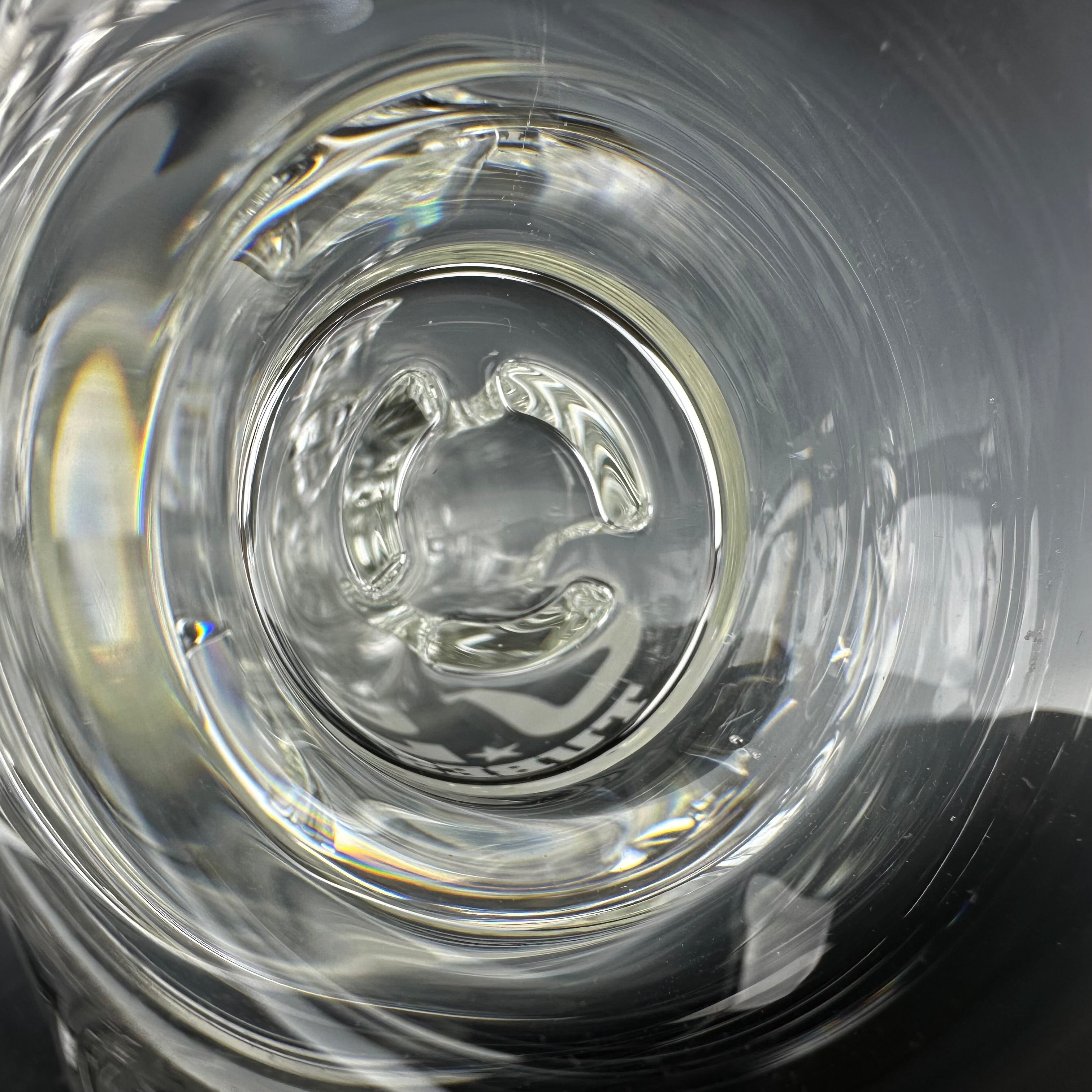 Fixed Straight Foot to Circ Waterpipe by US Tubes