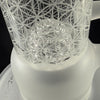 "Sacred G Etched" Dub Lace Sphere V3 by SOL Glassworks