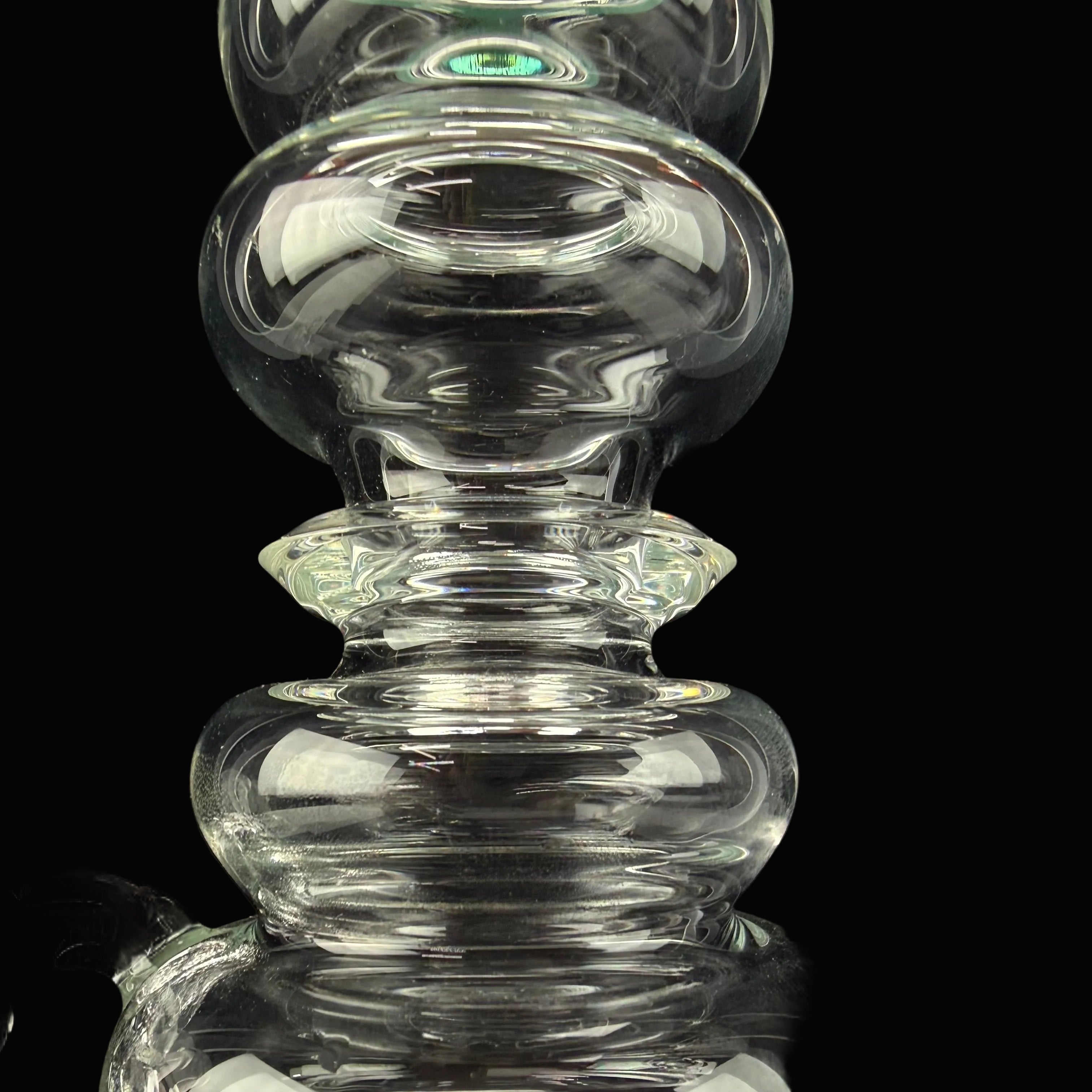 "Green Accented" "Daily Driver" Spinnerjet Waterpipe by Mike Philpot