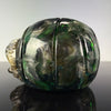 "Exp. Green #5 & Bronze Pearl" Spune by Salt Glass