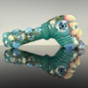 "Agua Azul, Electrum, Ghost" Hammer by Salt Glass