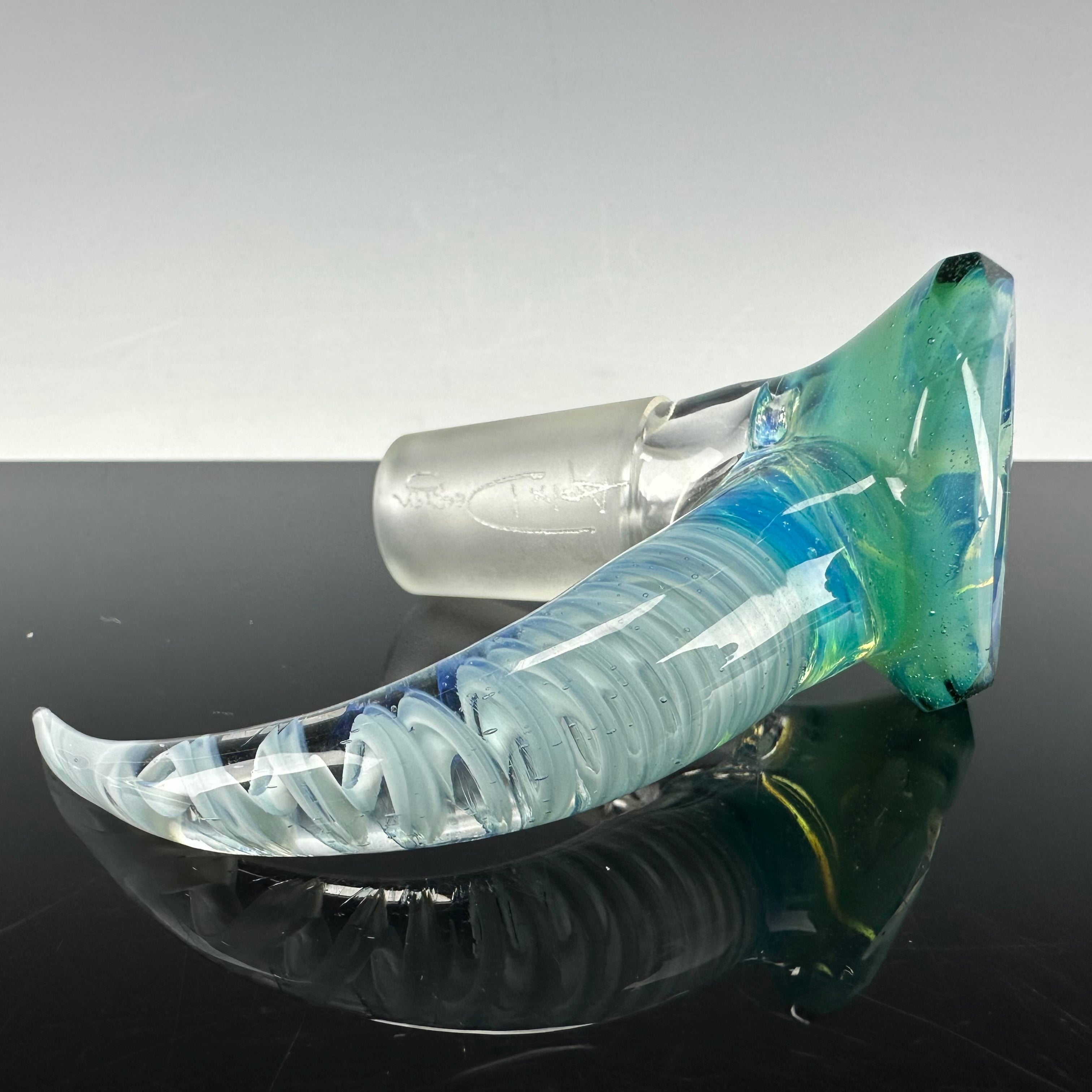 "Hydro, Ghost, Metarerrania" Faceted 18mm Slide by Apix Designs