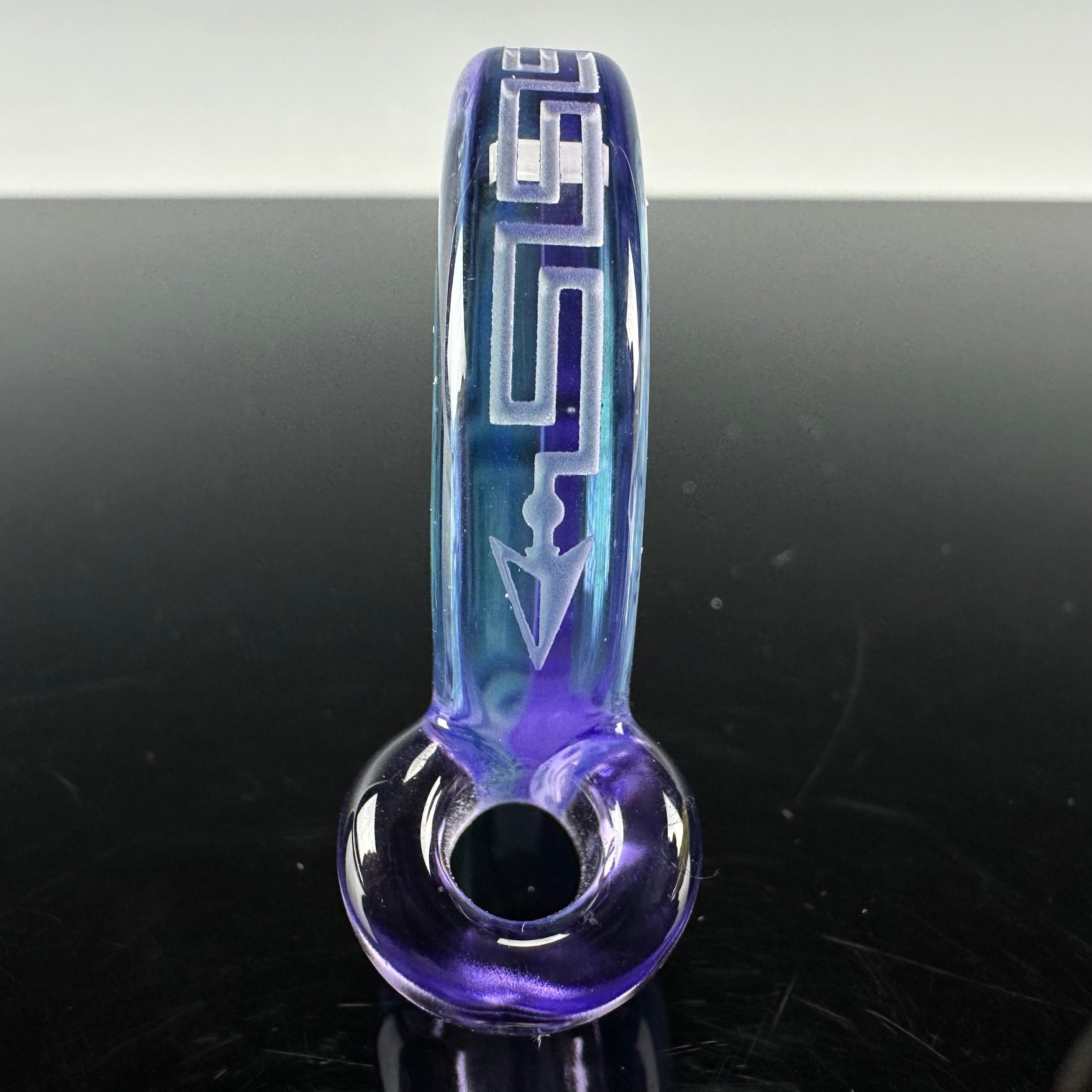 "Nahui Ollin Mayan" Pendant by GlassMaze