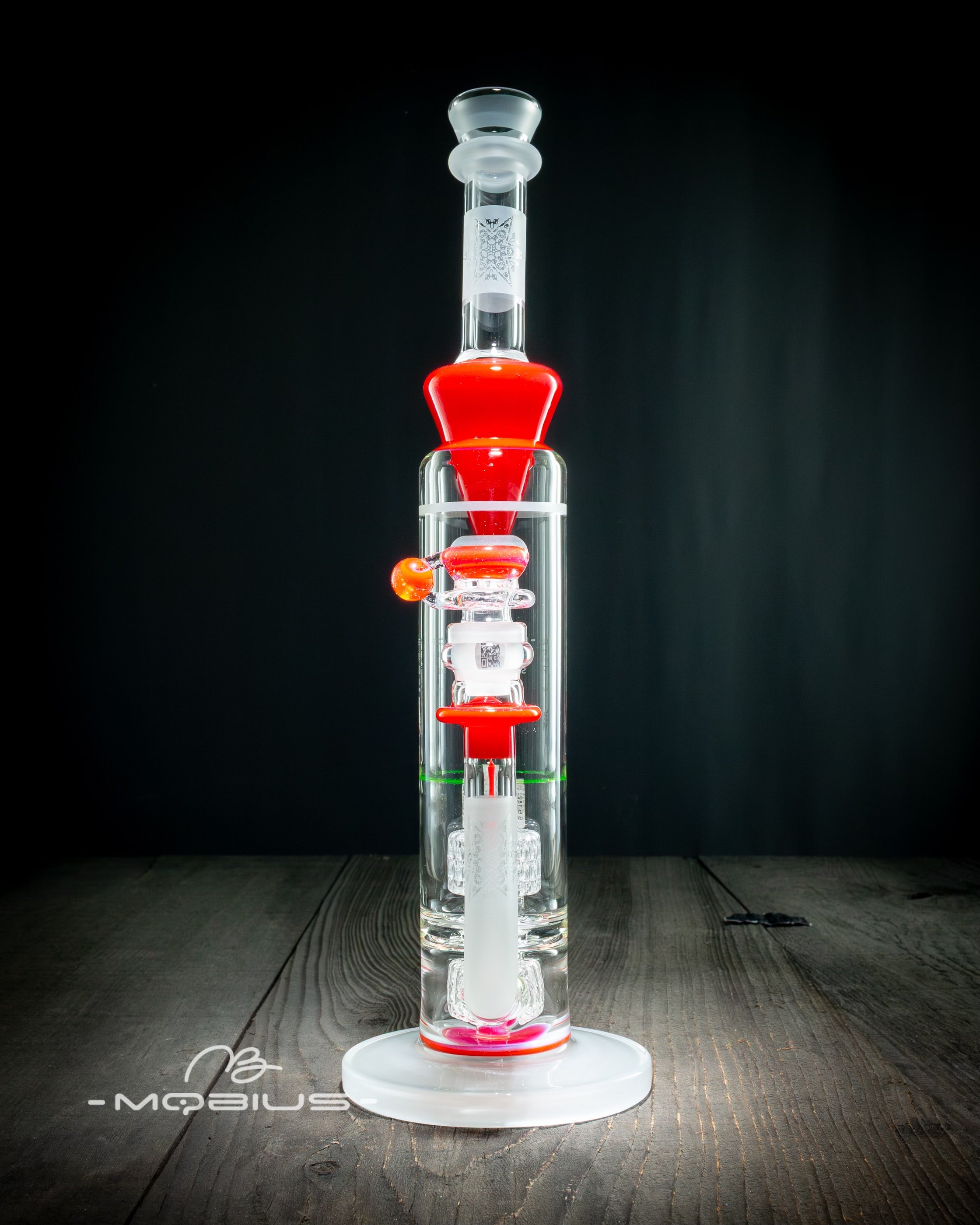 "Coldworked & Hybrid Series" 60T Tall Stereo Matrix V6 W/ Splash Trap by Mobius Glass