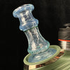 "Clear Dichroic & Silver Mystique" Puffco Dry Top by Avalon Glass