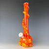 "Fire" 3G Waterpipe by Noble Glass