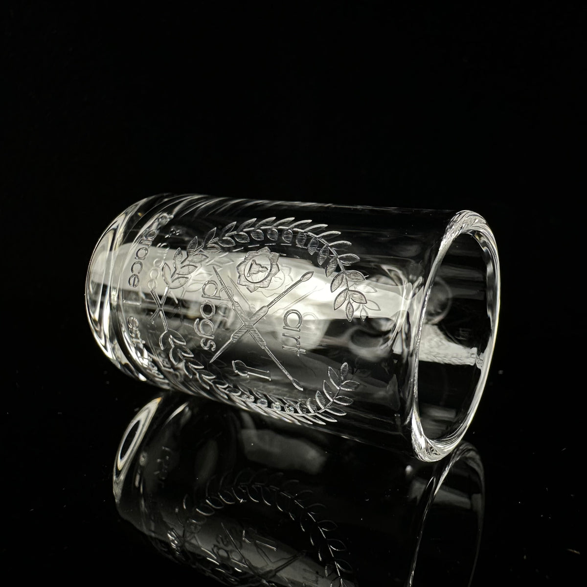 Custom "Art Dogs & Grace" Eco Banger by Evan Shore Art Dogs Glass Shop