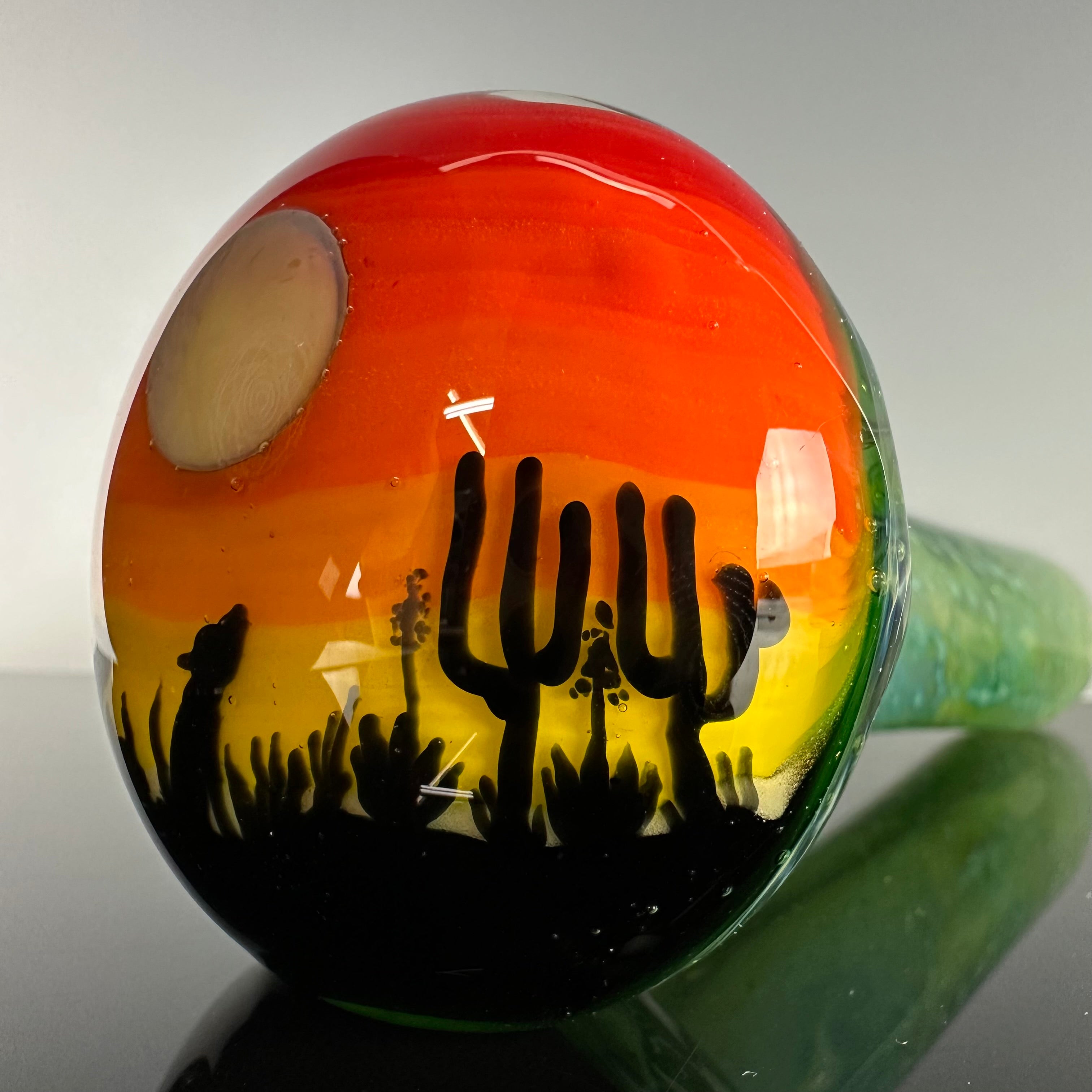 "Desert Sunset" Disc-Flip Spoon by Hillary Cooper