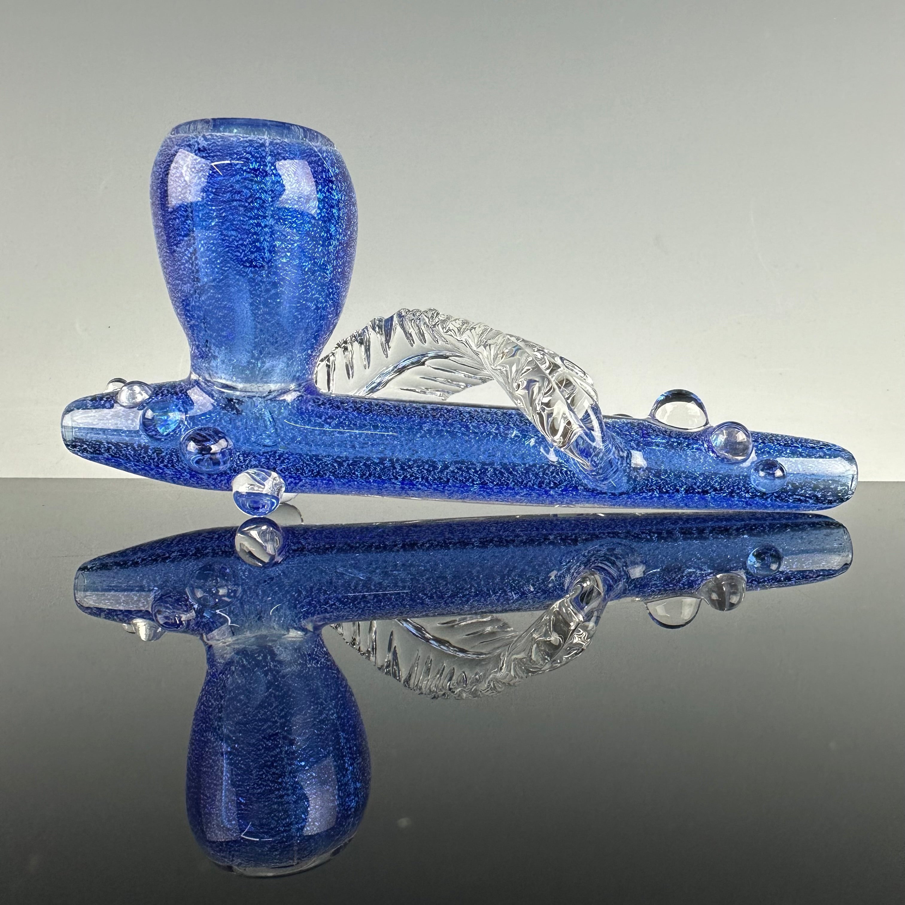 Dichroic Ceremonial Handpipe by Fiona Phoenix Fire