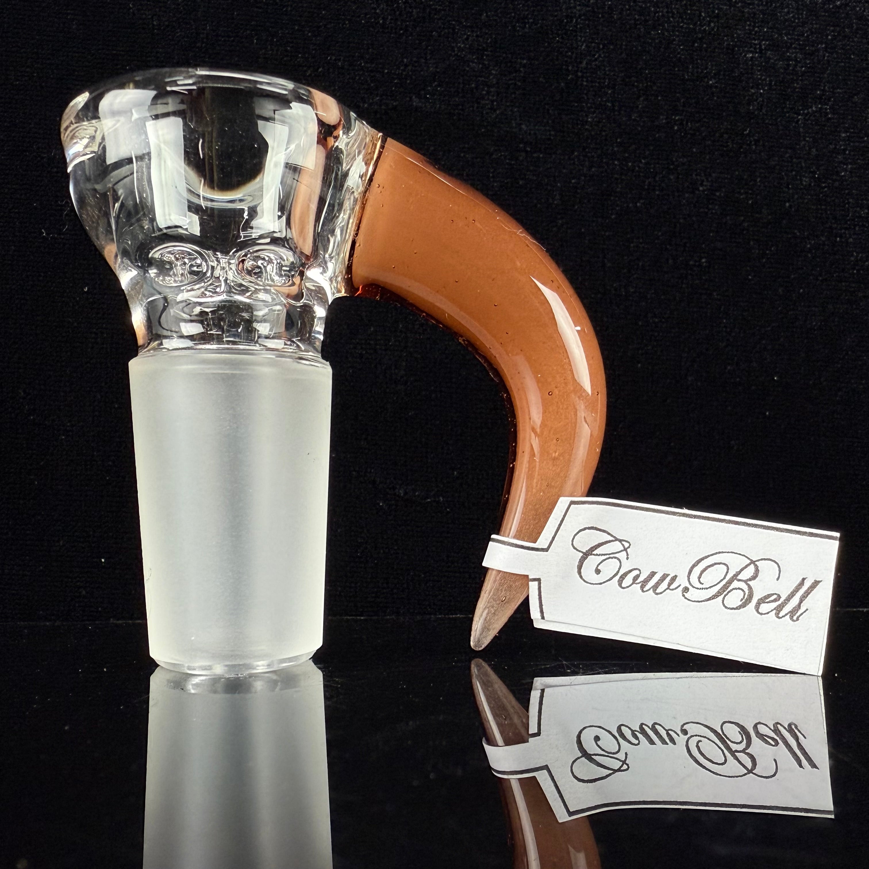 Partial Accent "Cow Bell" 18mm Slide by Sovereignty Glass