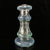 "Clear Dichroic & Silver Mystique" Puffco Dry Top by Avalon Glass