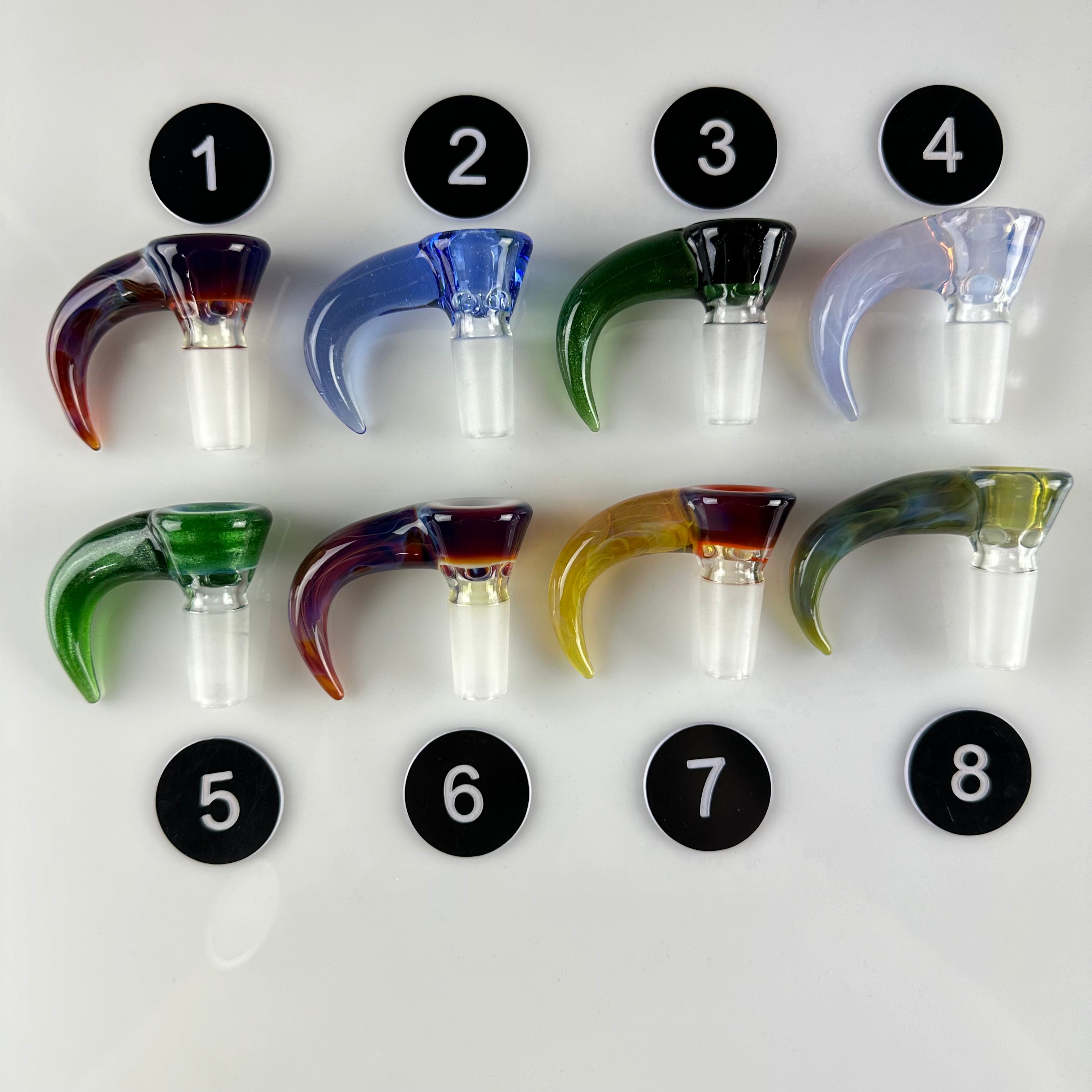 Full Color 4 hole 14mm bowl by Kenta Kito