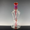"Exp. Light Yellow over NS Orange Wondertube" Dual Uptake Floating Recycler by N3rd Glass
