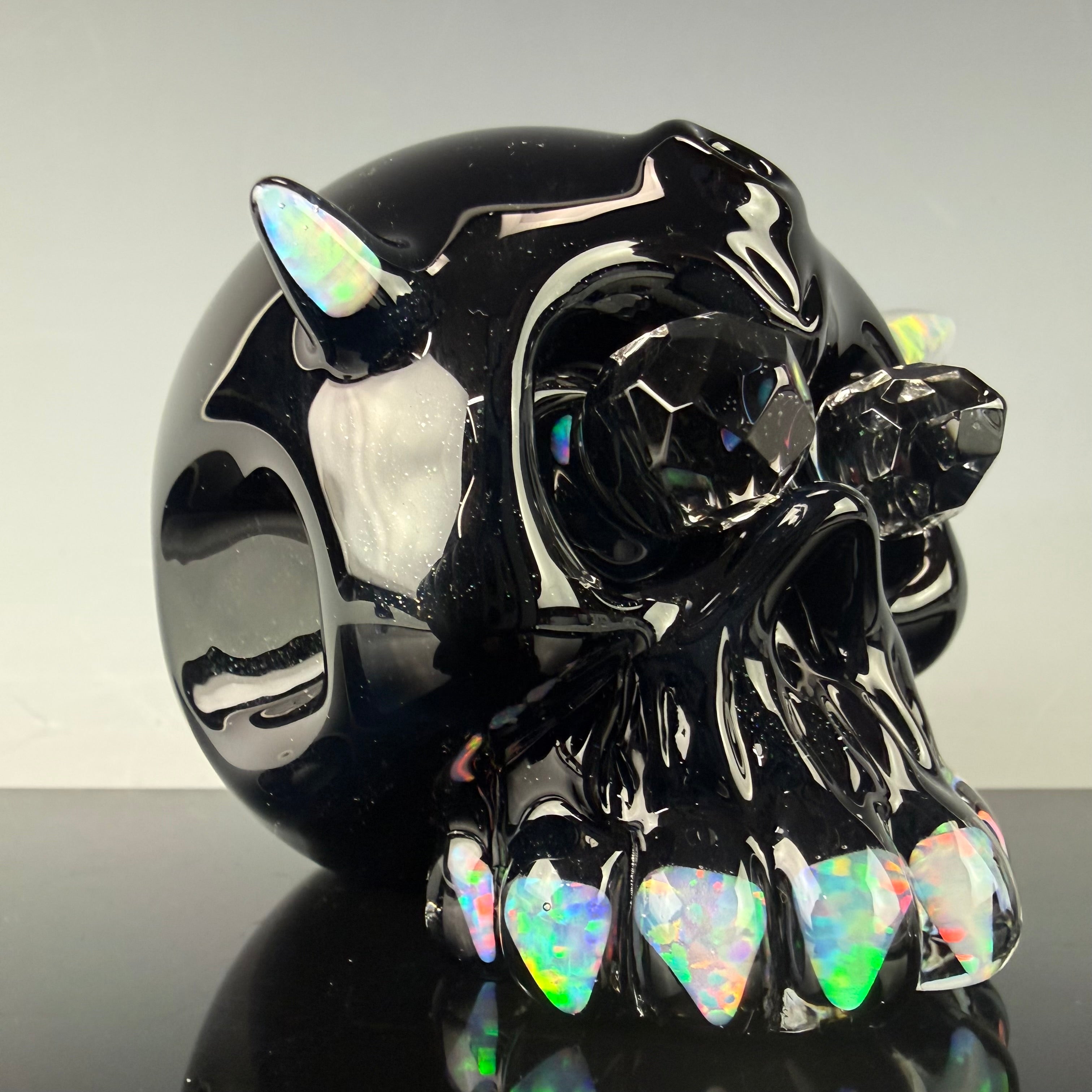 "Galaxy" Horned Skull Shredder by Carsten Carlile