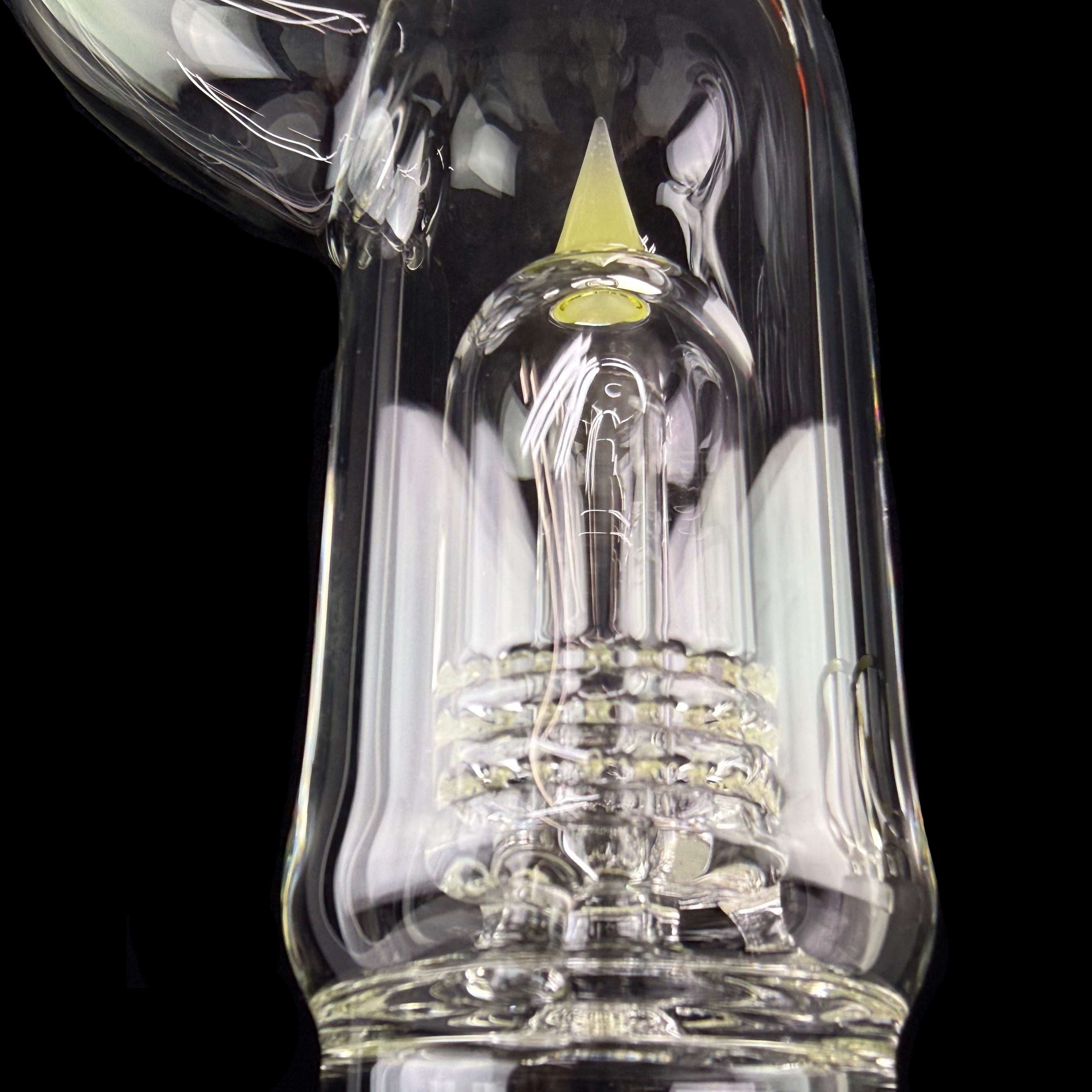 MA "Lemon Meringue" Mini Grid Dome NN 3 Line 9.5mm 3 Cut by Sovereignty Glass