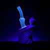 "Blue V" (UV Reactive) Dry Puffco Attachment by N3rd