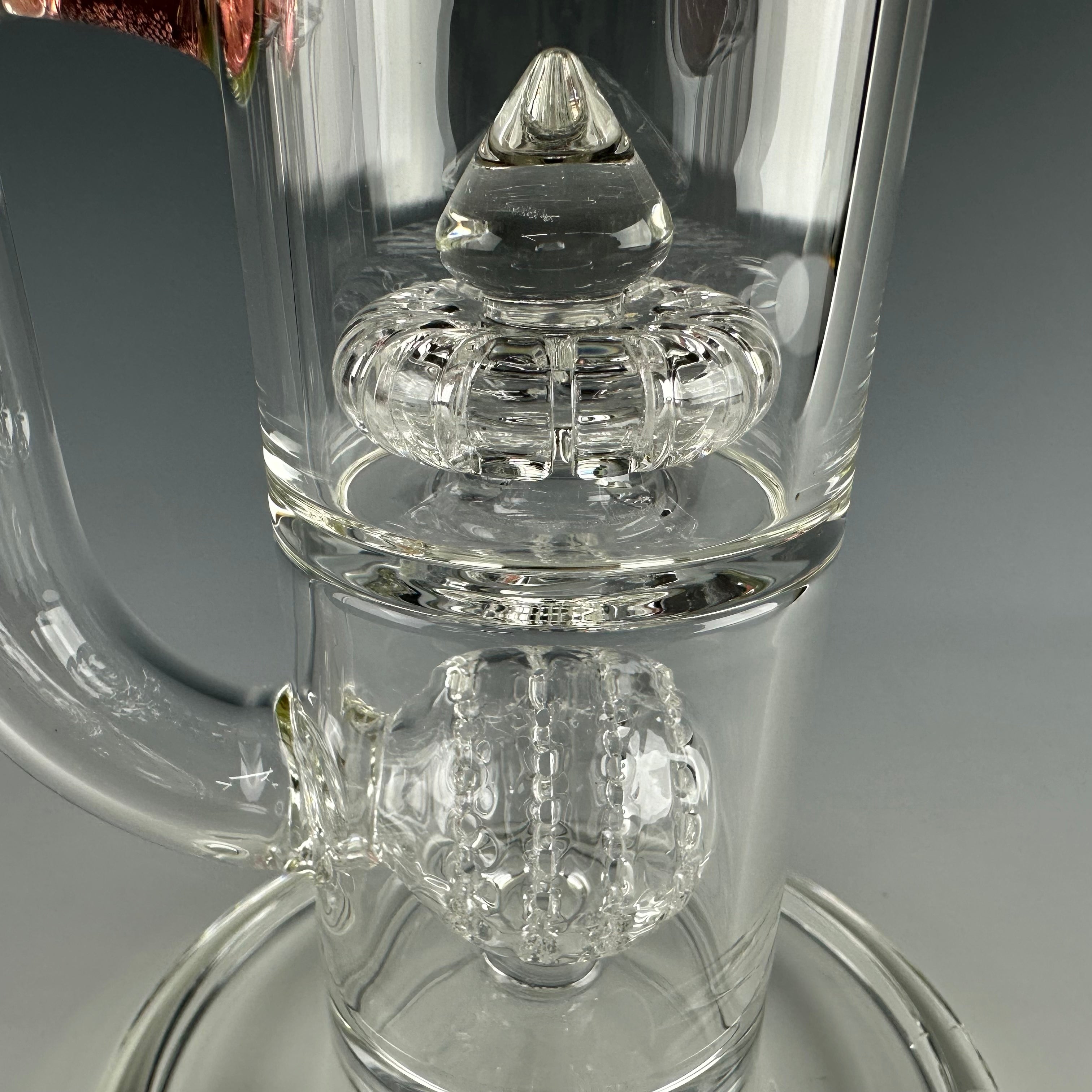 "Moon to Circ" Waterpipe by Studio V Glass