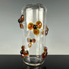 "Amber Purple & Galaxy" Accented 14mm 90 degree "Dewar" Dry Catcher by Rick Bird