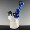 "Dichroic over Cobalt Blue" Puffco Dry Top by Carsten Carlile