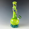 "Dichroic Wrap" Waterpipe by Noble Glass