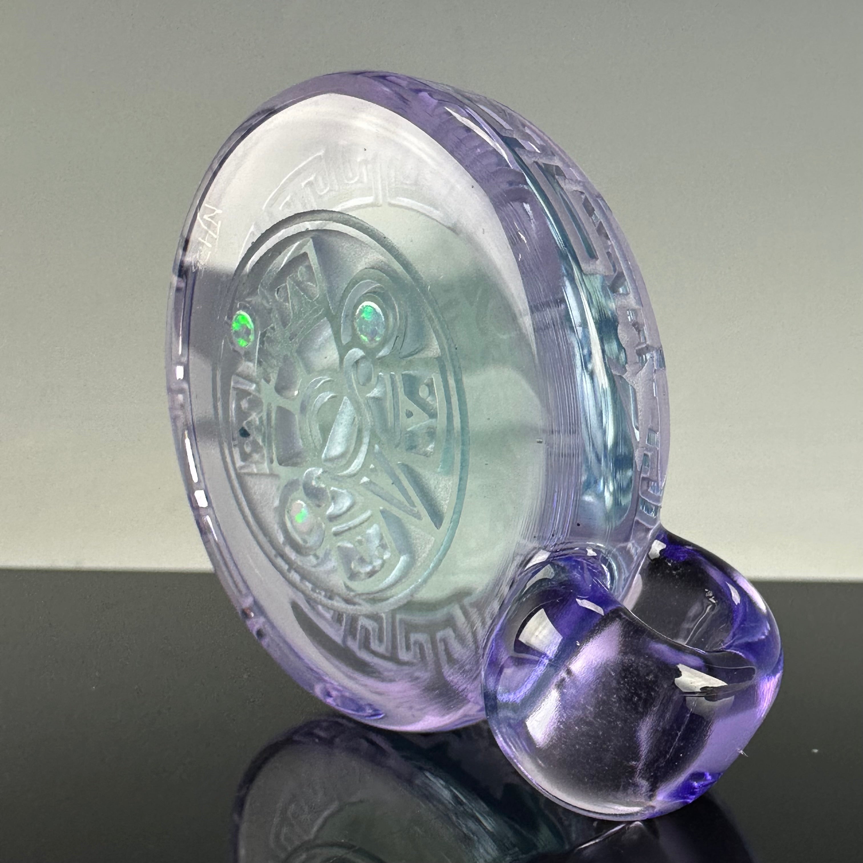 "Nahui Ollin Mayan" Pendant by GlassMaze