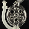 "Sandblasted 10mm Nano Sidefeeder" 7 Hole Waterpipe by Swiss Perc