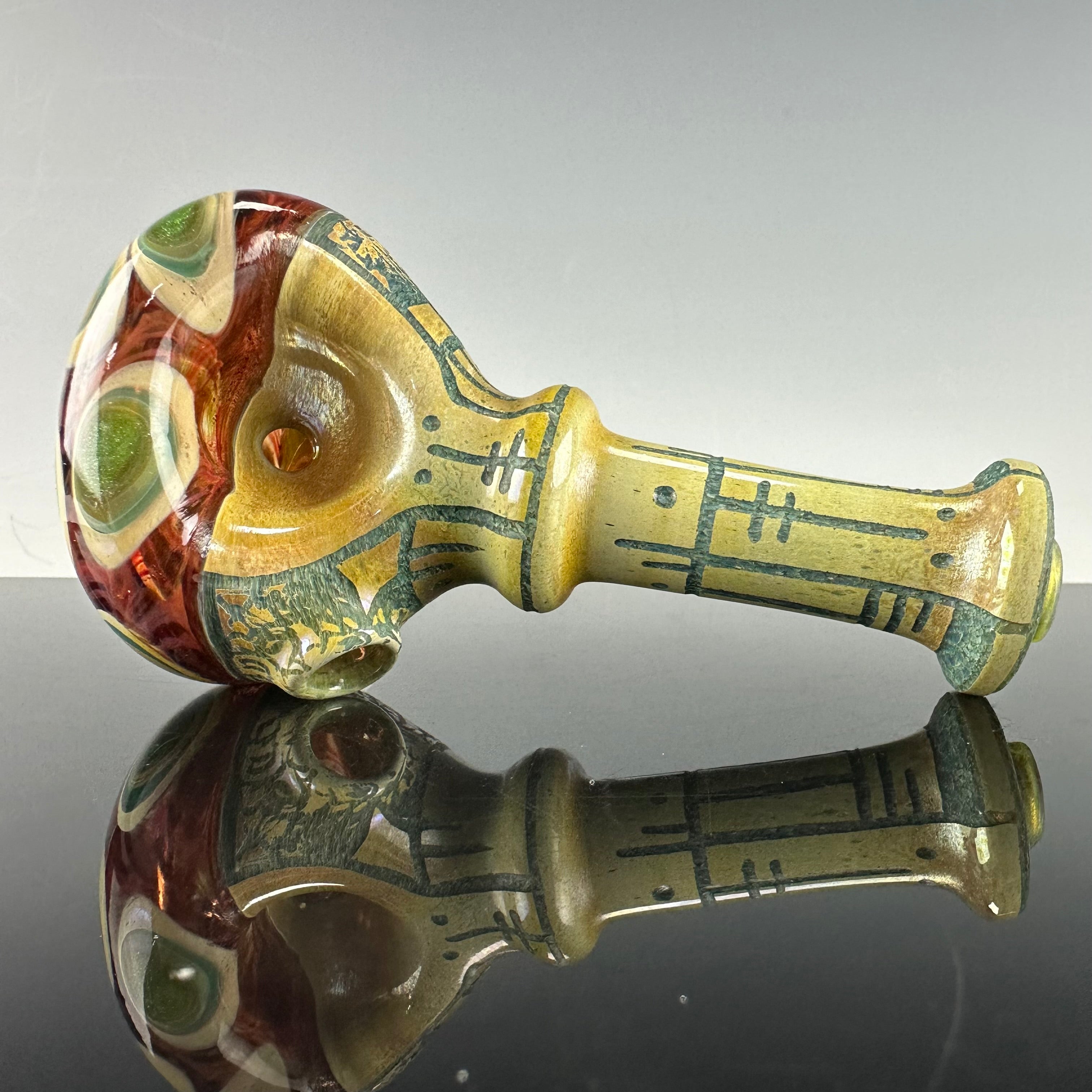 Hand Carved Handpipe #3 by Corey Clark