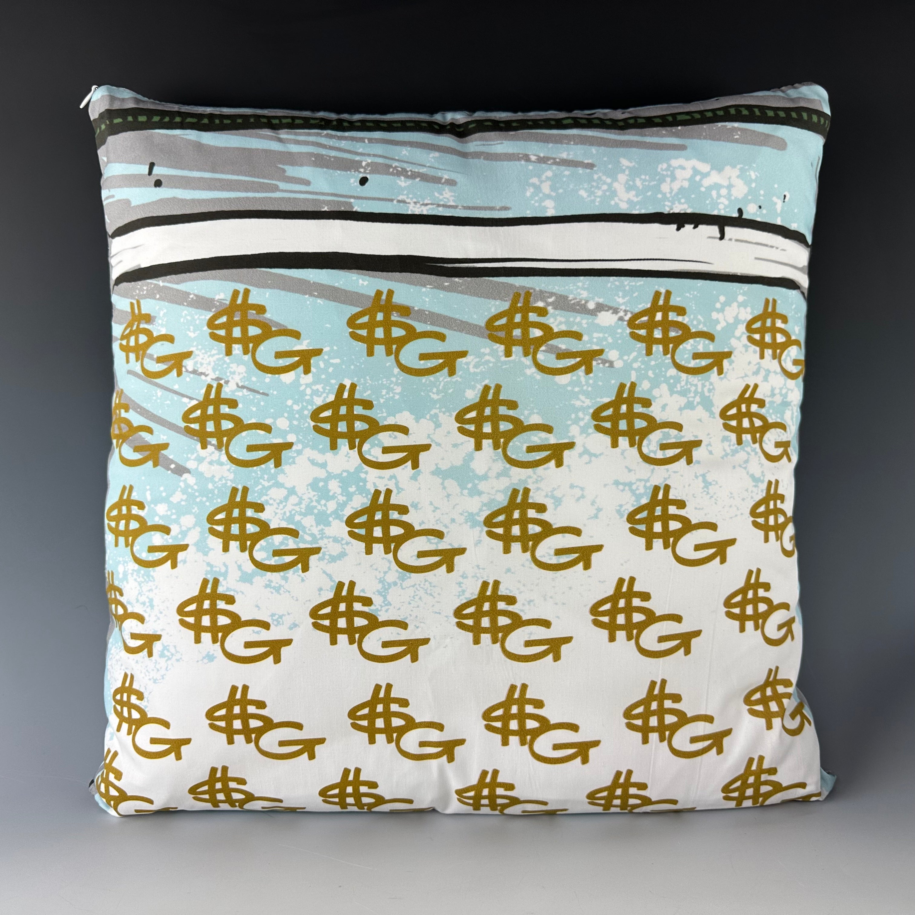 "Sak o' Yak" Throw Pillow by Slum Gold