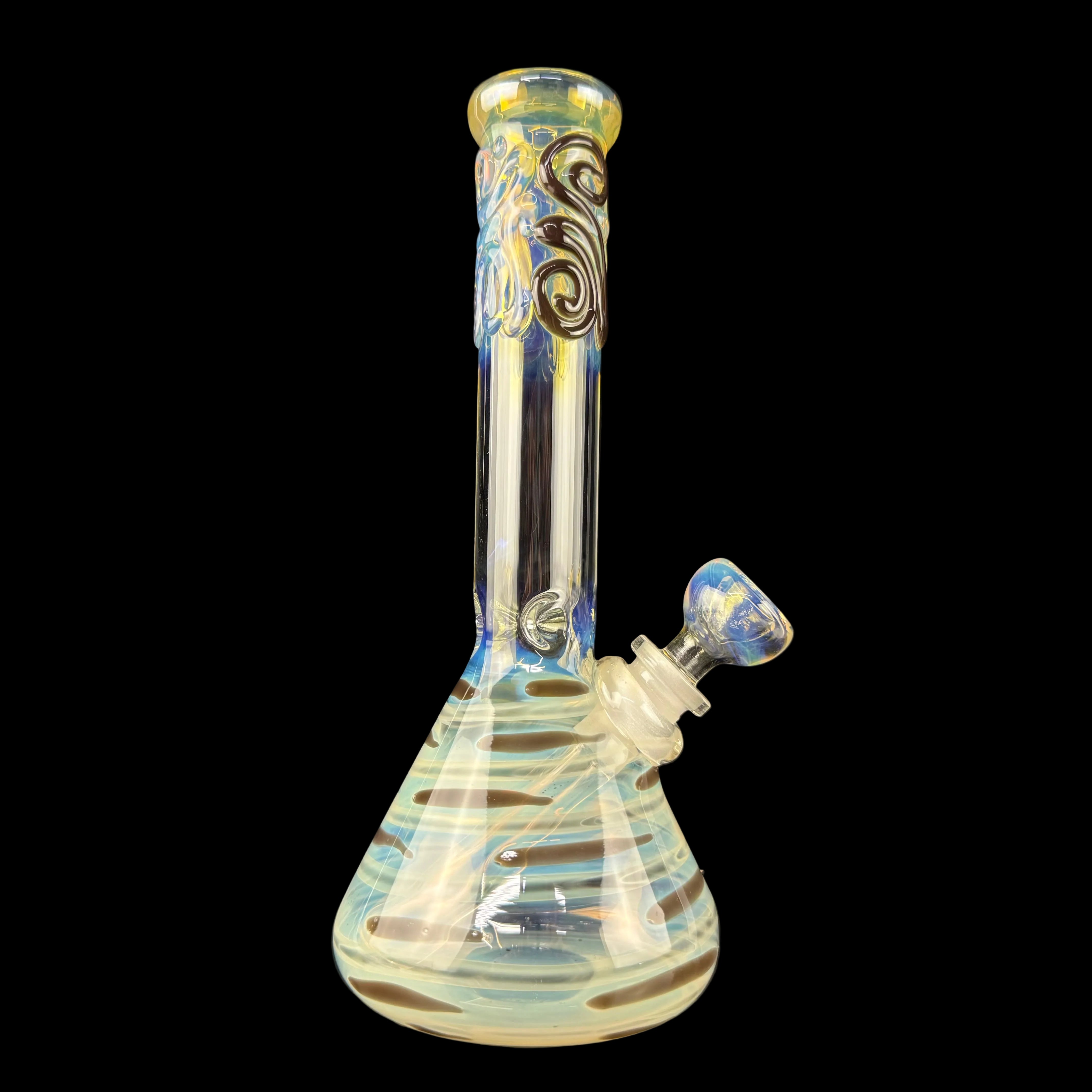 Fume + Color 32mm Beaker Waterpipe by Mary Jane's Glass