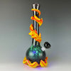 Medium Waterpipe UV-Glow Wrap by Noble Glass