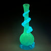 "Glow in the Dark" UV Waterpipe by Noble Glass