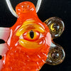"Orange Crayon, Terps" CFL Pendant by Salt Glass