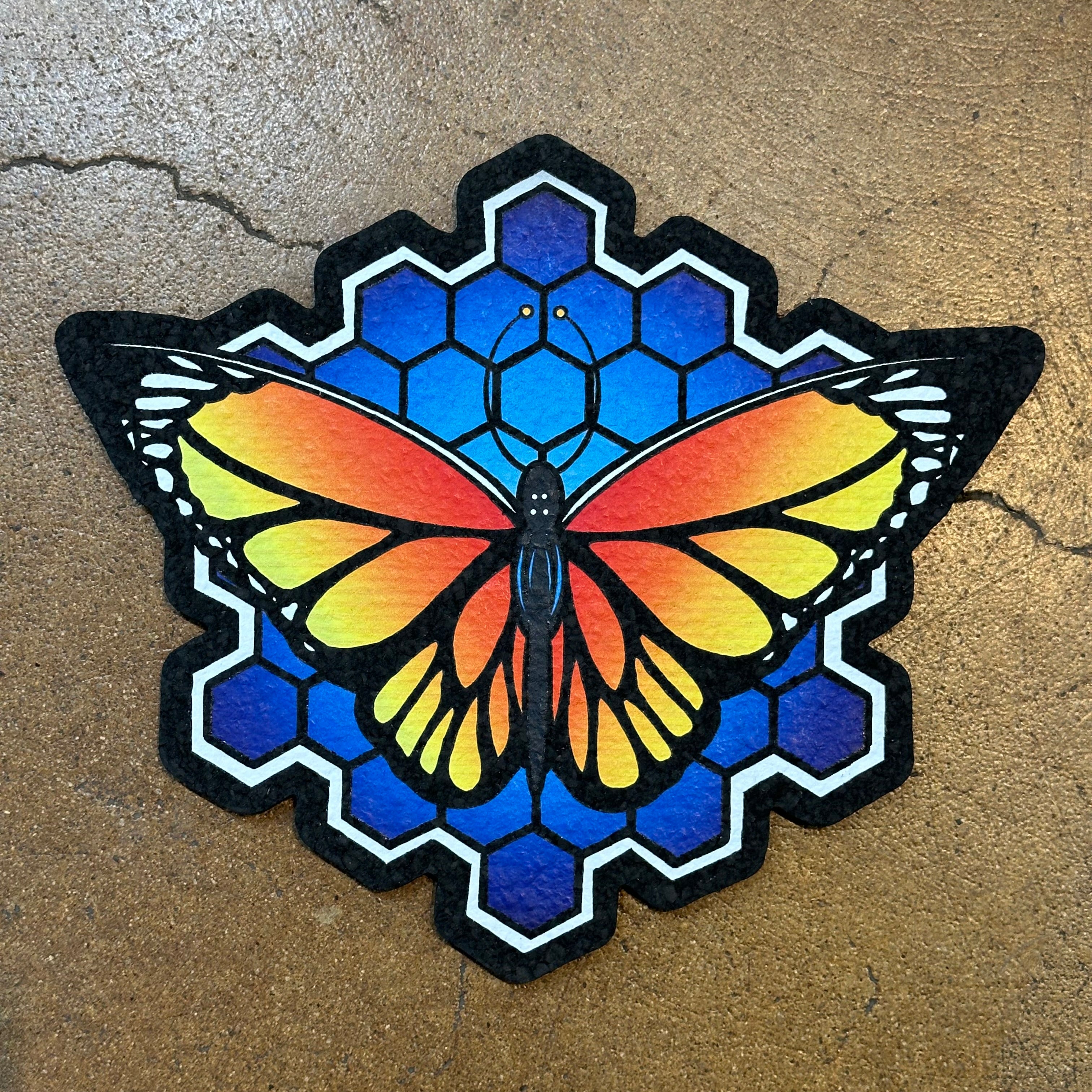 "Butterfly" from Windstar Glass X Mood Mats