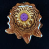 Crushed Sugalite (Glow) Pendant by Third Eye Pinecones