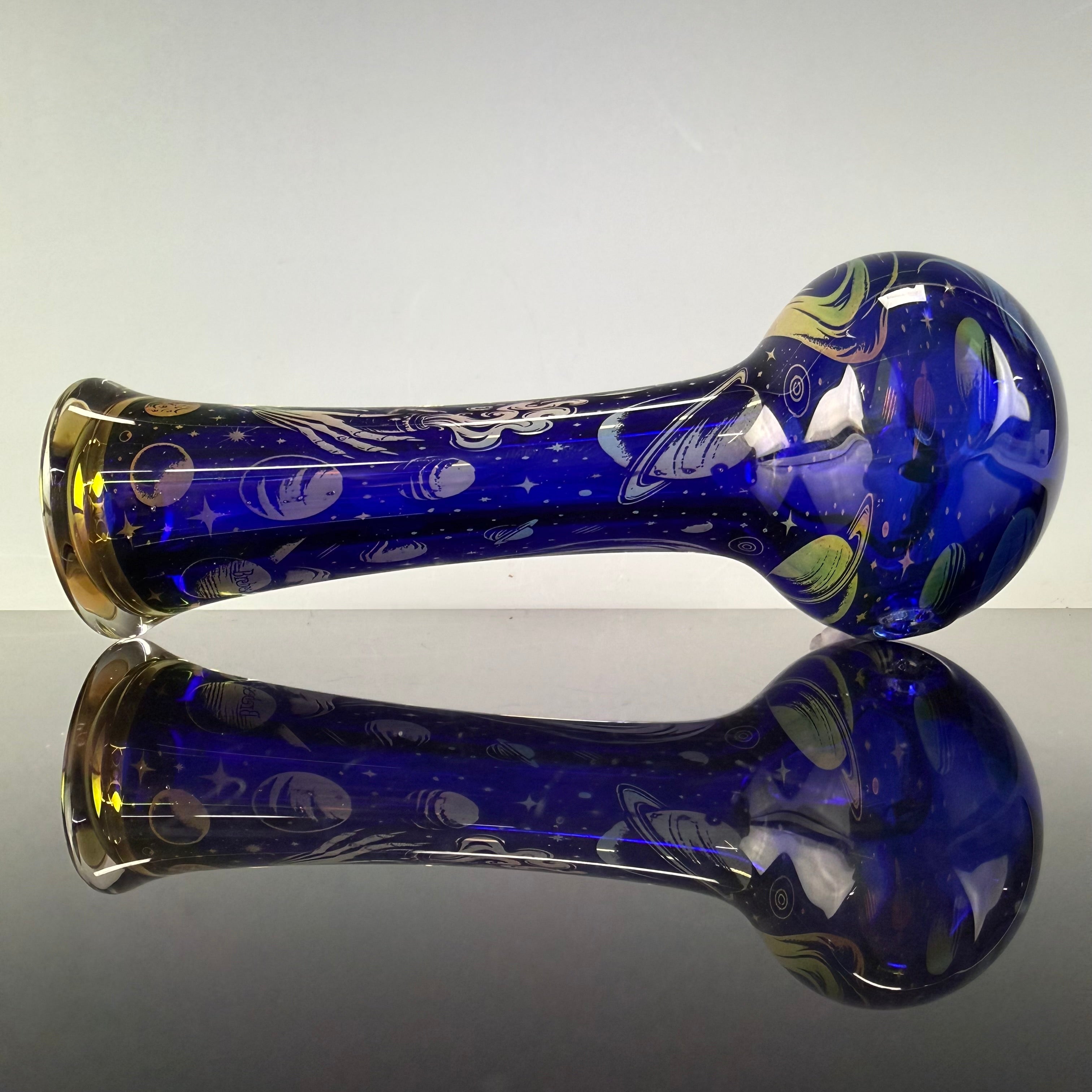 "Alien" Laser Etched Handpipe by Elevator Glass