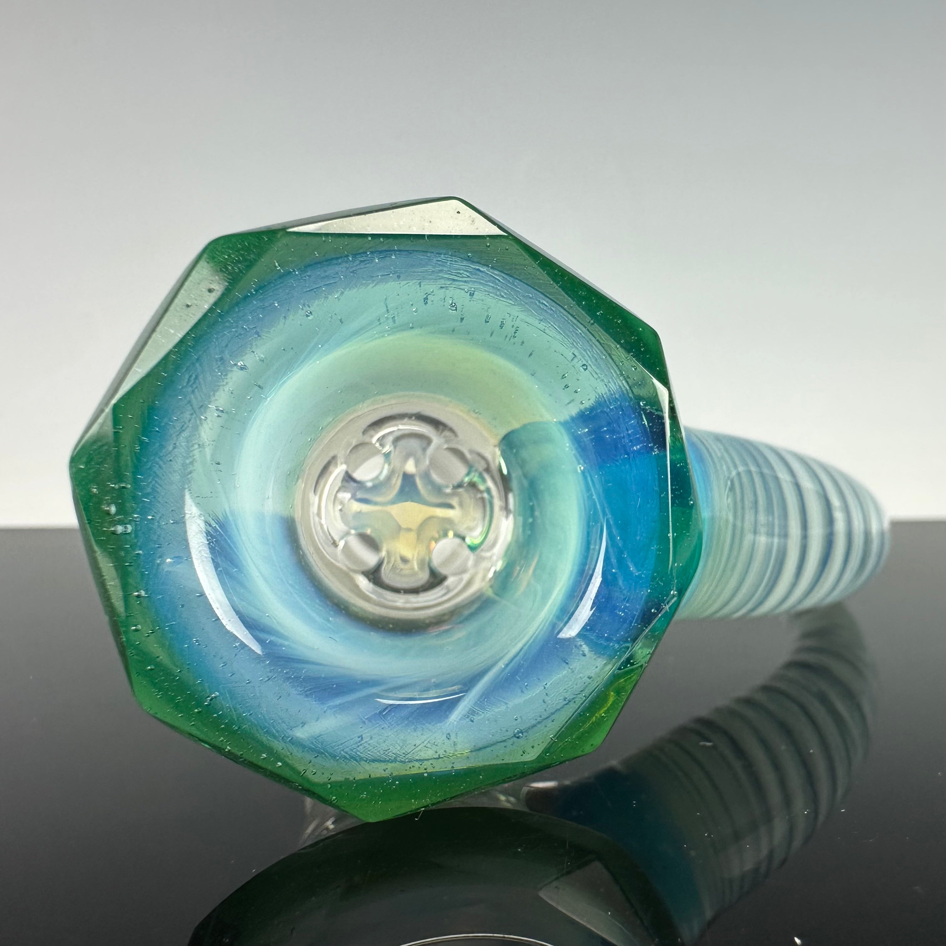 "Hydro, Ghost, Metarerrania" Faceted 18mm Slide by Apix Designs