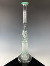 "Atlantis X Star White" FA 4 Arm Pillar Natty Neck Hollowfoot W/ Coldworking by Sovereignty Glass