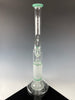 "Atlantis X Star White" FA 4 Arm Pillar Natty Neck Hollowfoot W/ Coldworking by Sovereignty Glass