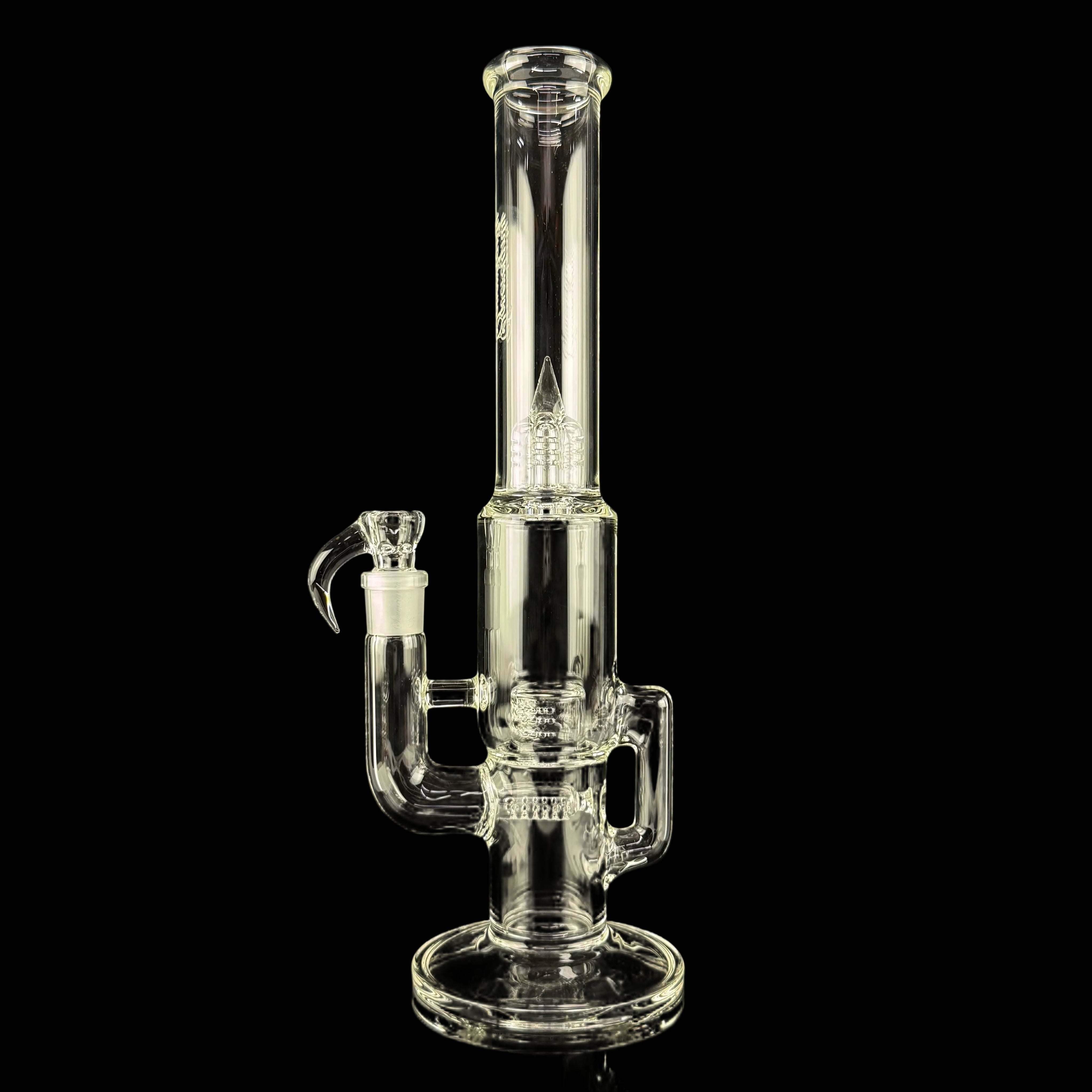 Capcycler - Stemline 16mm 6 Cut DownGrid to Front Facing GridCap + Splash Guard by Sovereignty Glass